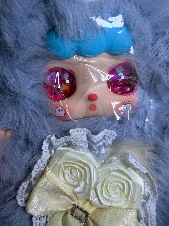 Nai Fu Bunny Sauce 600% Series Plush Blind Box Collectible (Blueberry Puff) - Picture 3 of 6